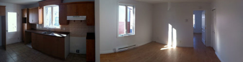 Panorama de l'appartement refait