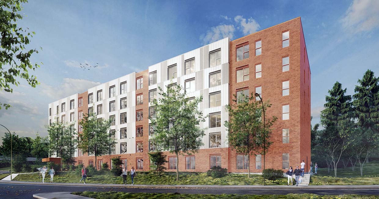 Logements étudiants La Canopée de l'UTILE à Trois-Rivières