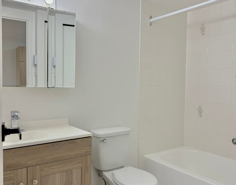 Salle de bain entièrement rénovée