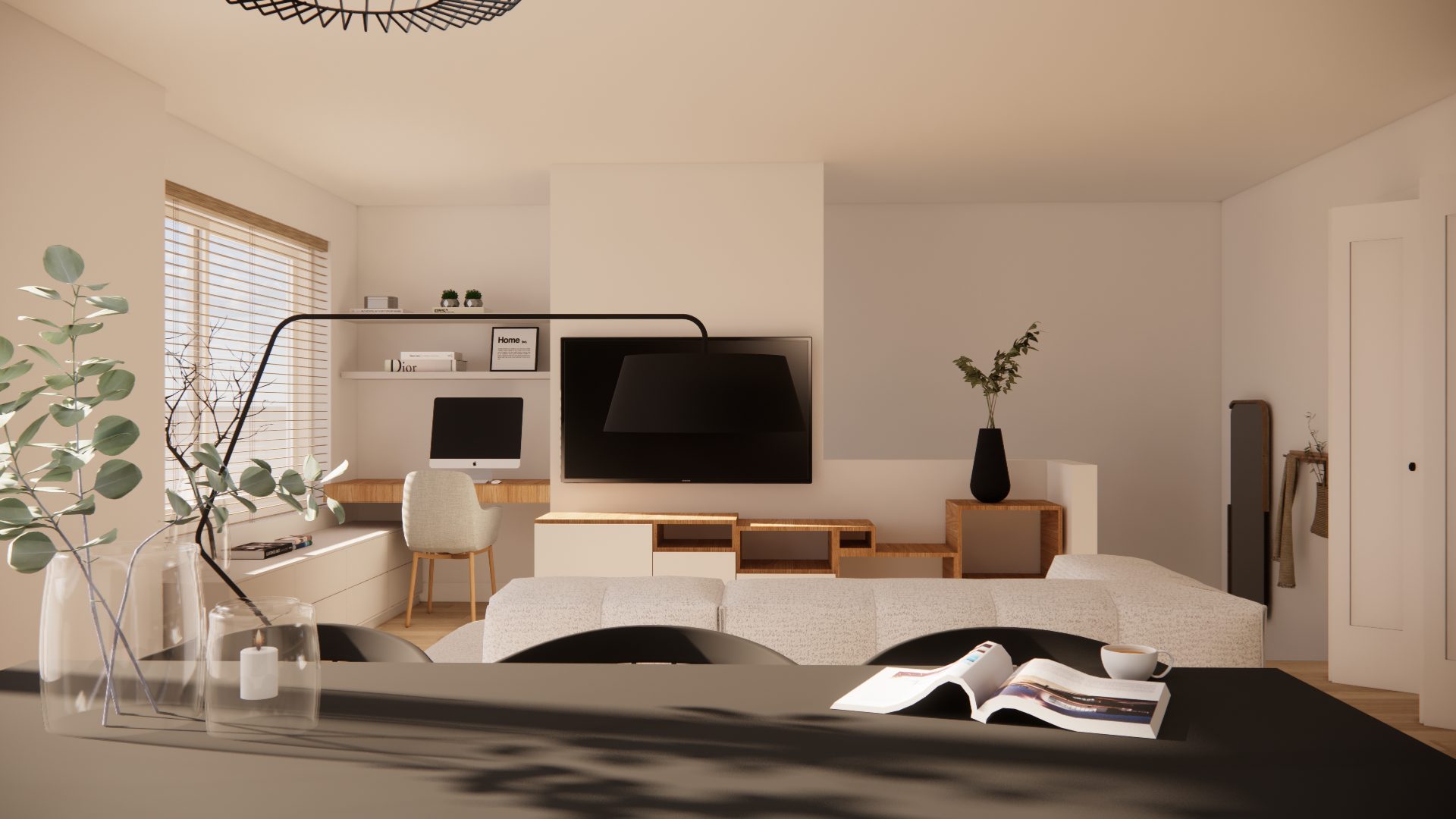 Logement étage _ séjour_Type K